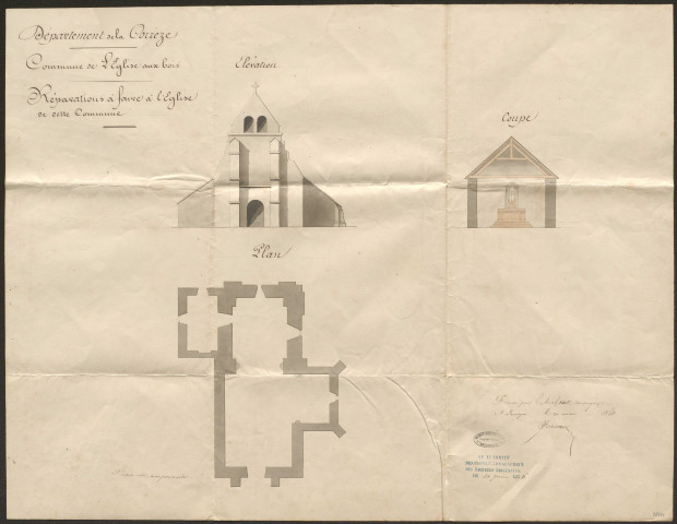 Eglise. Cimetière ; concessions.