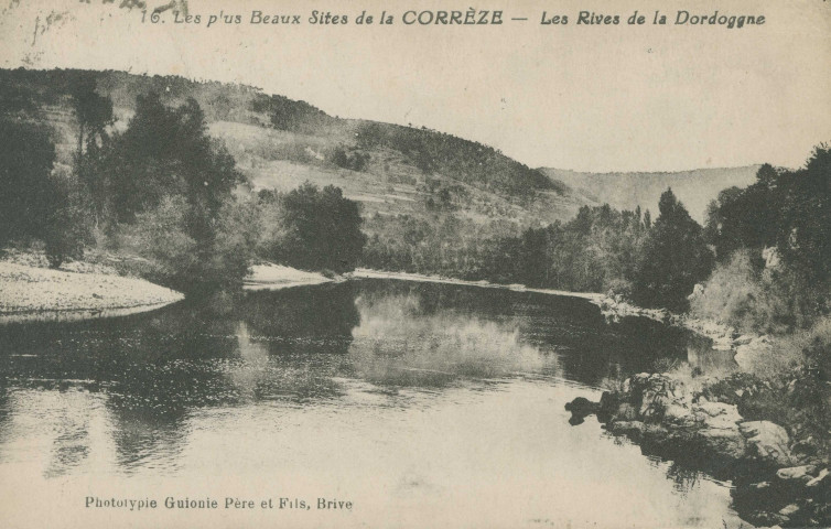 Corrèze, vallée de la Dordogne : "16. Les plus beaux sites de la Corrèze - Les rives de la Dordogne".