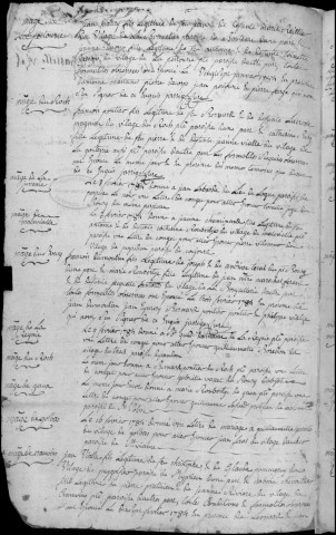 Baptêmes, mariages, sépultures (1784-1788)