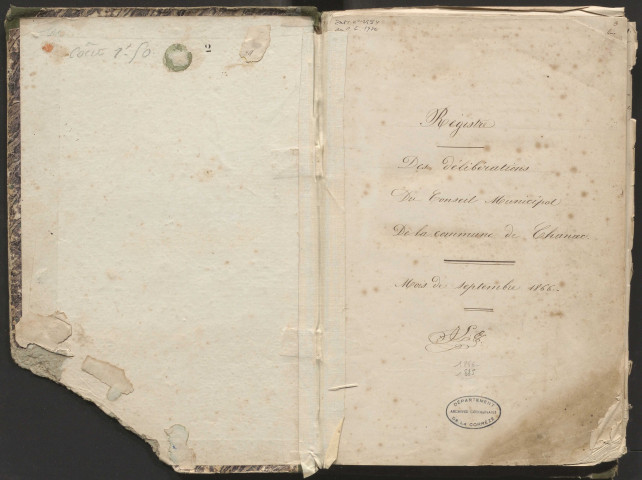 Délibérations du conseil municipal. 05 février 1866-27 décembre 1885