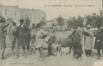 Folklore : "47. En Limousin - A la foire - conclusion d'un marché".