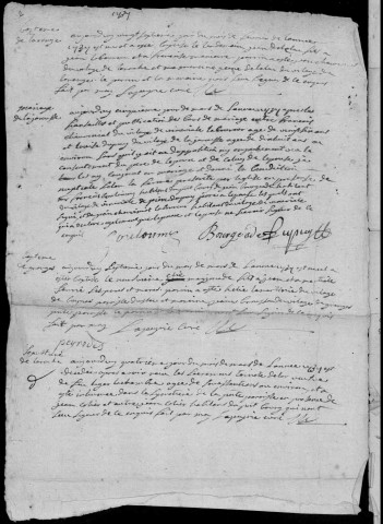 Baptêmes, mariages, sépultures (1737-1764)