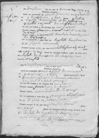 Naissances (1803-1848)