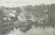 Uzerche : "Corrèze - 30 - Uzerche, Pont Neuf et les tanneries".