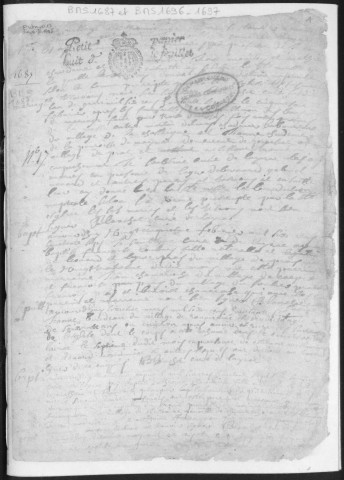 Baptêmes, mariages, sépultures (1687-1762)