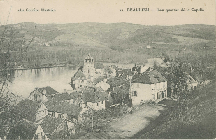 Beaulieu-sur-Dordogne : " La Corrèze illustrée - 21. Beaulieu - Lou quortier dé lo copello".