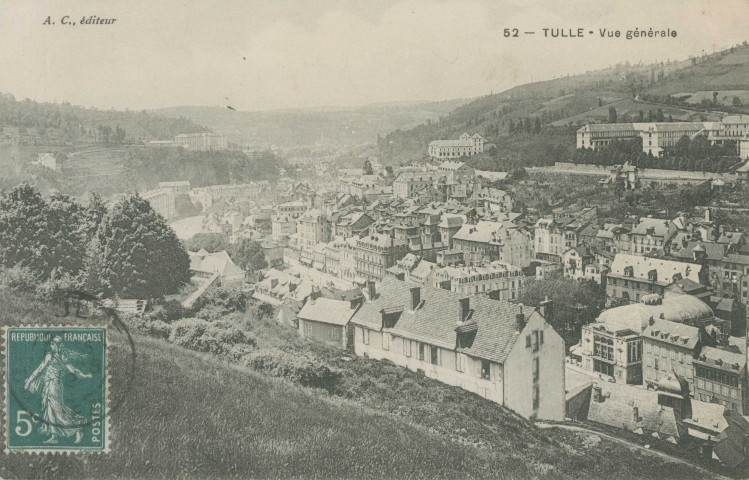 Tulle : "52 - Tulle - Vue générale".