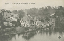 Uzerche : "Corrèze - 30 - Uzerche, Pont Neuf et les tanneries".