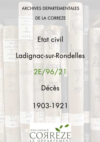 Décès (1903-1921).
