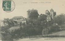 Curemonte : "Corrèze - 4 - Curemonte, le château côté Levant".