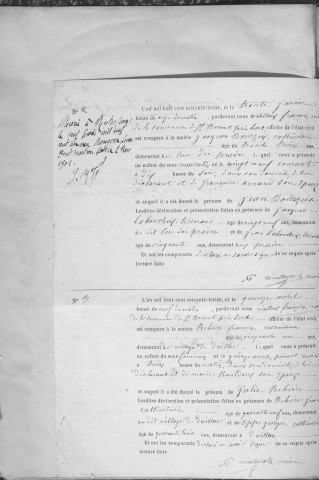 Naissances, mariages, décès (1873-1882)
