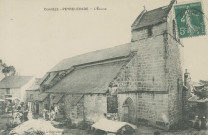 Peyrelevade : "Corrèze - Peyrelevade - L'église".