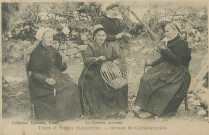 Folklore : "La Corrèze illustrée - Types et scènes champêtres. - Groupe de campagnardes".
