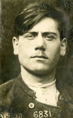 Portrait de Johannès Géraudie, détenu.