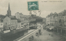 Tulle : "15. Tulle - Place Carnot et les quais".