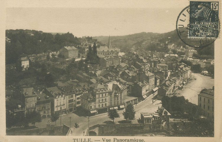 Tulle : "Tulle. - Vue panoramique.".