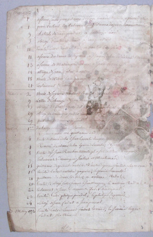 Répertoire chronologique : 27 décembre 1771-26 mai 1816