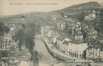 Tulle : "48. Tulle - Pont de la Bascule et les quais".