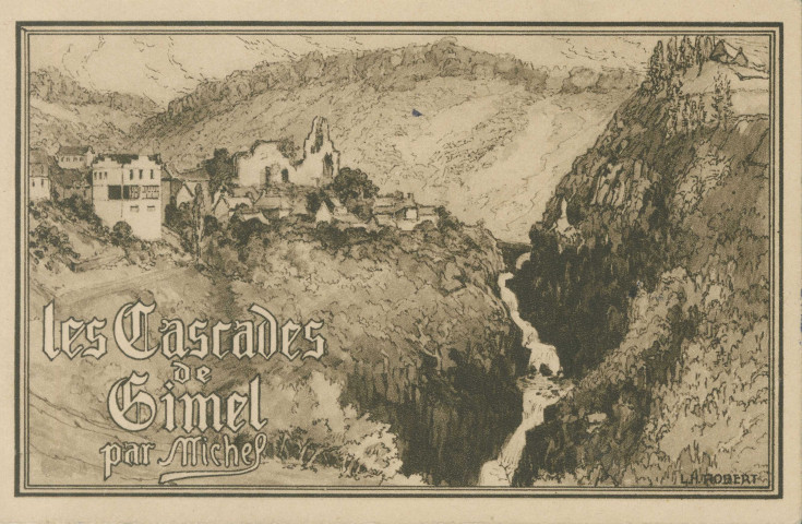 Gimel : "Les cascades de Gimel par Michel".