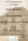 Délibérations du conseil municipal. 11 juillet 1880-28 septembre 1890