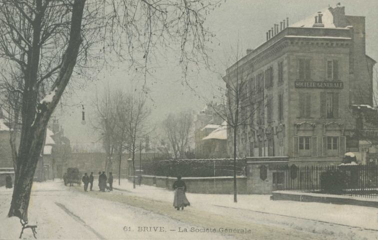 Brive-la-Gaillarde : "61. Brive.- La Société générale".