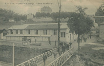 Tulle : "5. Tulle. - Usines de Lamarque. - Sortie des ouvriers.".