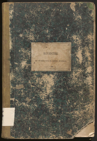 Délibérations du conseil municipal. 22 mai 1881-16 février 1890