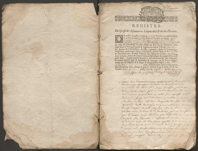 23 avril 1704-7 mai 1706