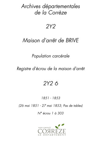 26 mai 1851 - 27 mai 1853