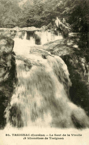 "30. Treignac (Corrèze) - Le saut de la Virolle (9 kilomètres de Treignac)".