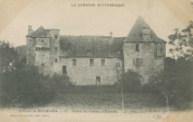 Astaillac : "La Corrèze pittoresque - environs de Beaulieu - 55 - ruines du château d'Estresse".