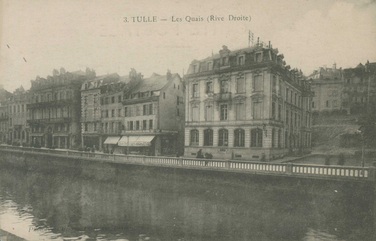 Tulle : "3. Tulle - Les quais (rive droite)".