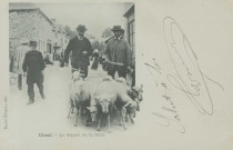 Ussel : "Ussel - le départ de la foire".