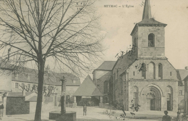 Meymac : "Meymac - L'église".