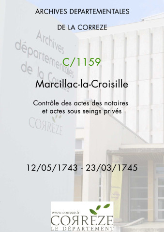 12 mai 1743-23 mars 1745