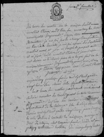 Décès et tables (1793-1802)