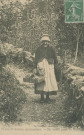 Folklore : "La Corrèze illustrée - Types et scènes champêtres. - En route pour le marché".