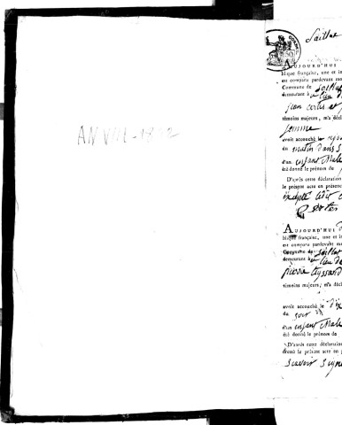 Naissances (1800-1842)