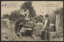 Folklore (scènes de) : "Notre Limousin - 6045. Une chevauchée sous bois".