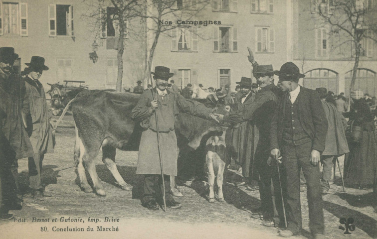 Folklore : "Nos campagnes - 80. Conclusion du marché".