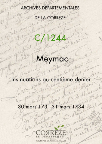 30 mars 1731-31 mars 1734