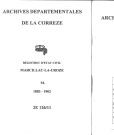Mariages (1883-1902)