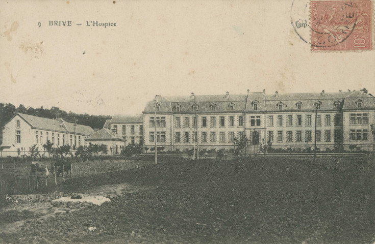 Brive-la-Gaillarde : "9 Brive - L'hospice".