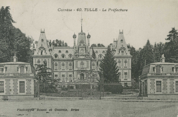 Tulle : "Corrèze - 60. Tulle - La préfecture".