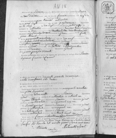 Mariages (1801-1842)