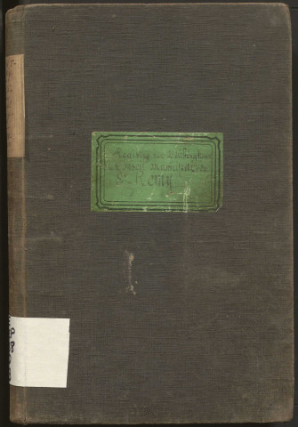 Délibérations du conseil municipal. 3 juin 1888-29 juillet 1900