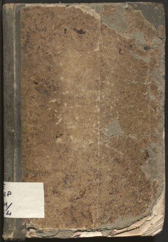 Délibérations du conseil municipal. 30 mai 1852-20 mai 1888