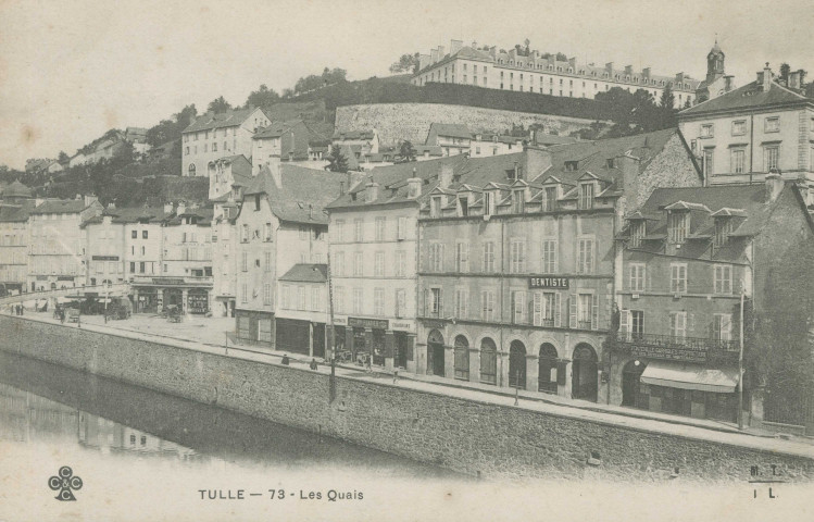 Tulle : "Tulle - 73 - Les quais".