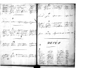 Tables décennales des décès (1813-1822)
