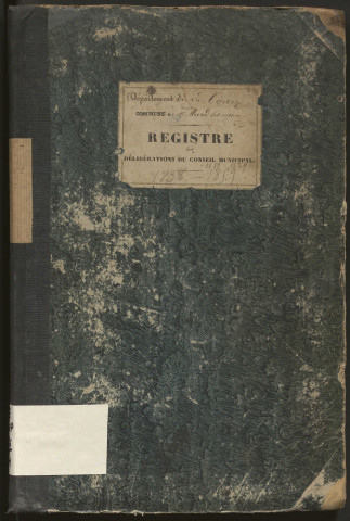 Délibérations du conseil municipal. 28 juillet 1839-08 mai 1859
